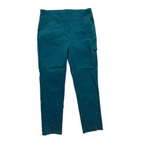 Chico's Teal Perfect Stretch Ankle Pants Size 1
